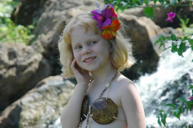 Kiersten - hula waterfall closeup