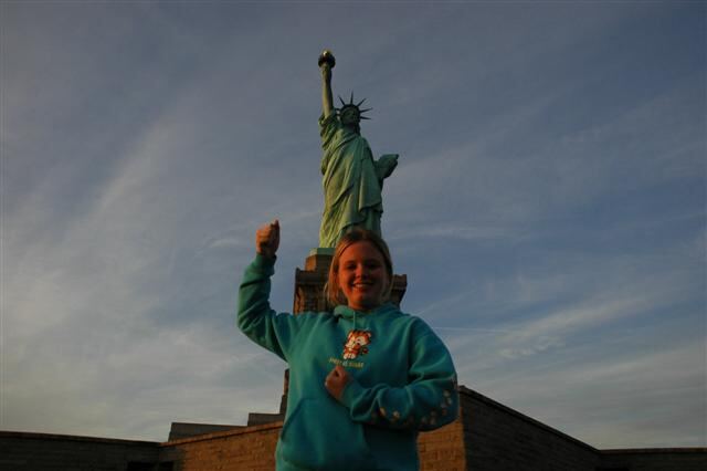 Melanie strikes a SofL pose