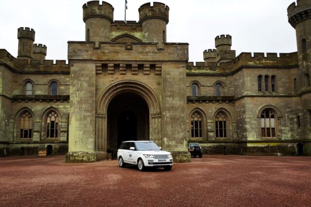 Our Range Rover and Eastnor Castle (1)