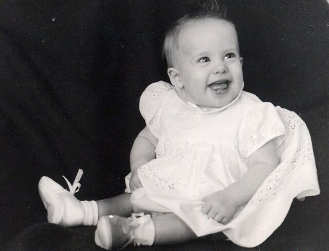 Kathy - 6 mos (Christmas 1961)