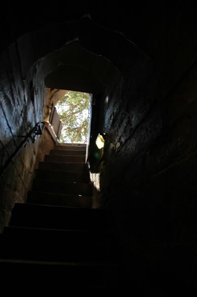 Stairs out of the dungeon