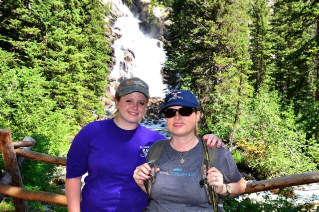 Mel and Kathy at Hidden Falls