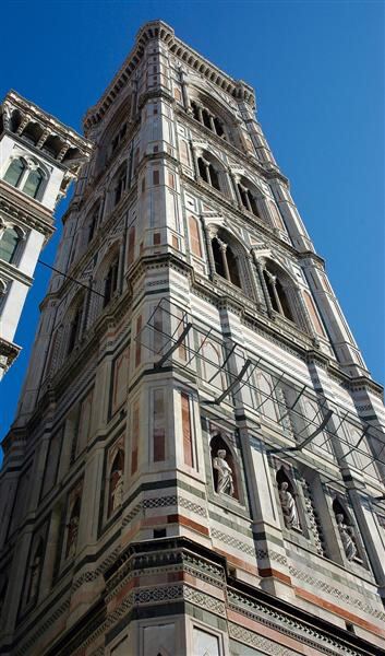 Looking up at Bell Tower