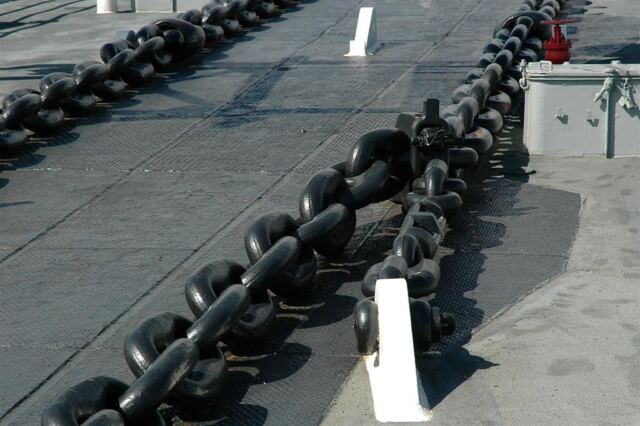 Anchor chain detail
