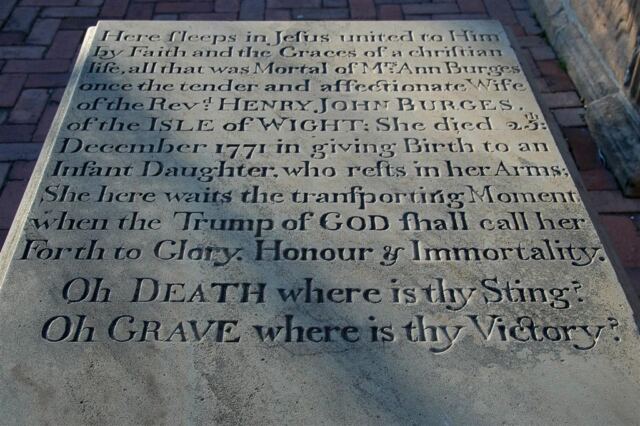 Bruton Parish Church - marker