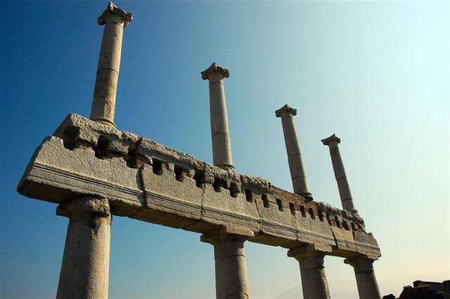 Sunlit columns