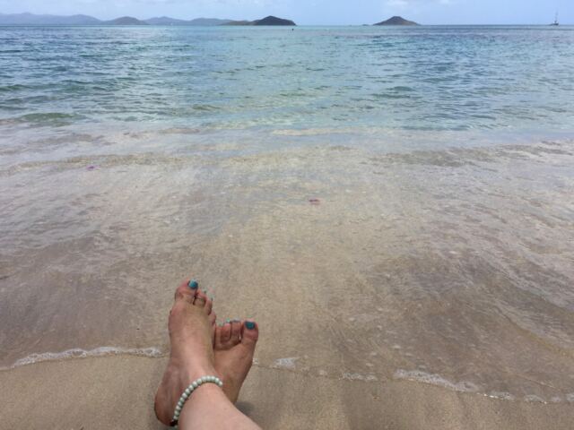 Kathy - feet in the water 3
