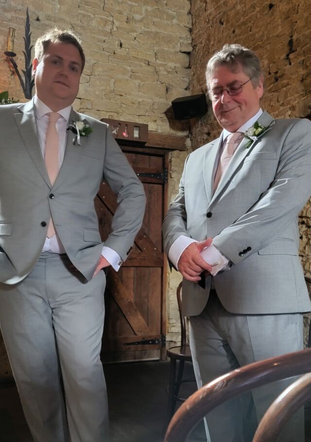Mark and John - nervously waiting