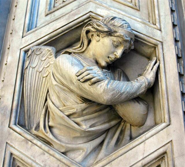 Angel detail in Duomo
