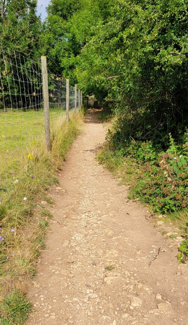 Starting down the Cotswold Way
