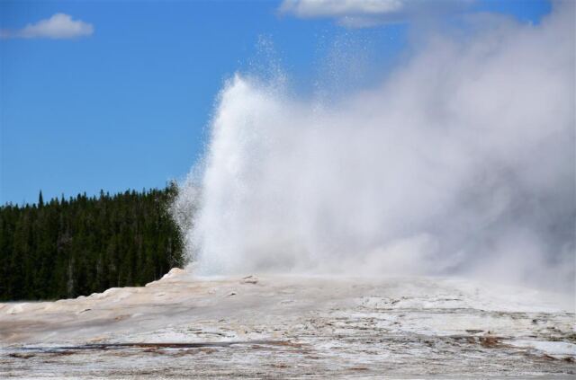 Old Faithful eruption (11)