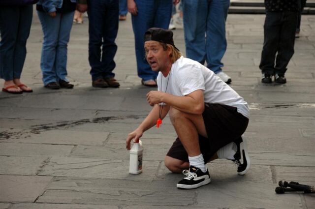 Jackson Square street performer