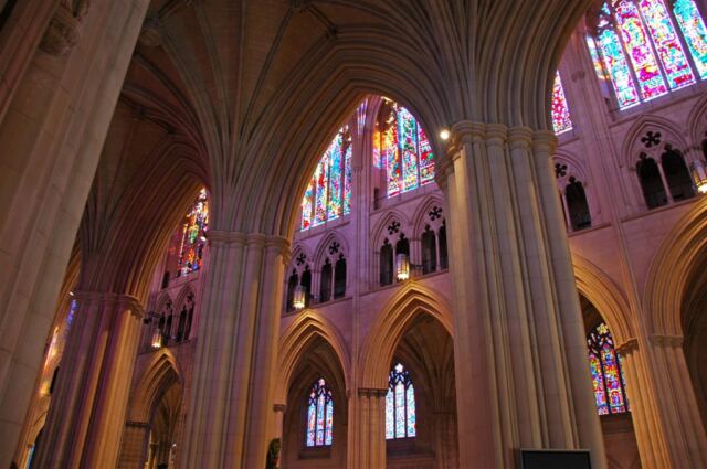 More arches and stained glass