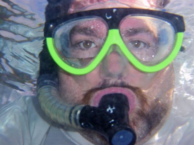 Snorkeling - self portrait