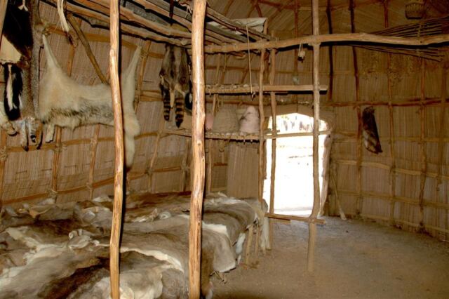 Powhatan house interior