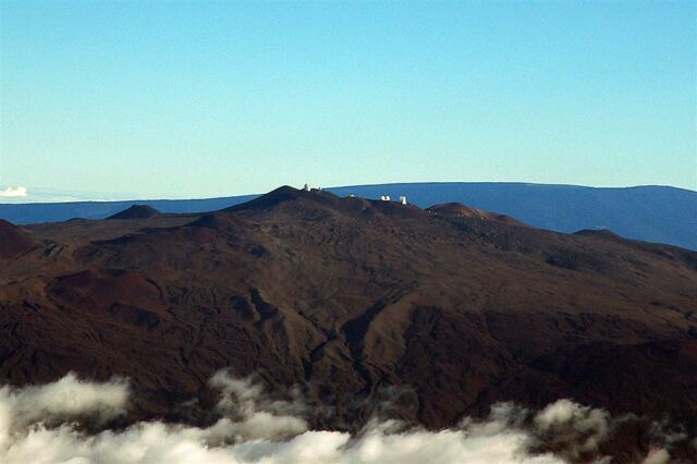 Mauna Kea from the plane