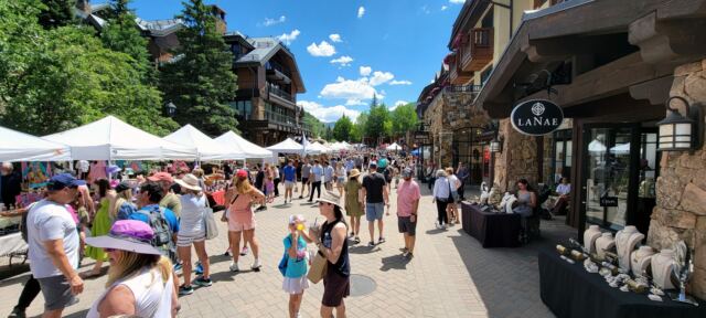 Vail Farmer's Market views 5