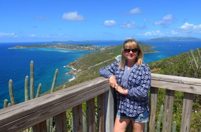 Kathy - Virgin Gorda lookout 1