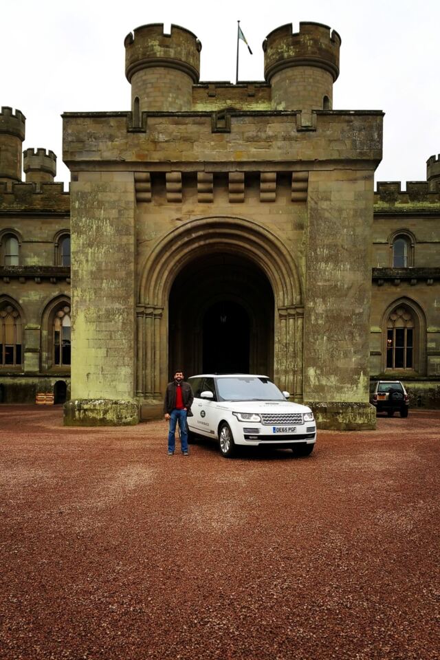 Andrew and his Range Rover at Eastnor Castle (3)