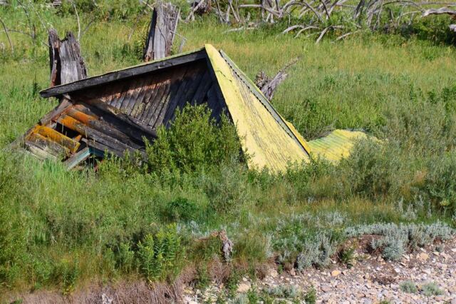 Earthquake Lake 'Ghost Cabins' (6)
