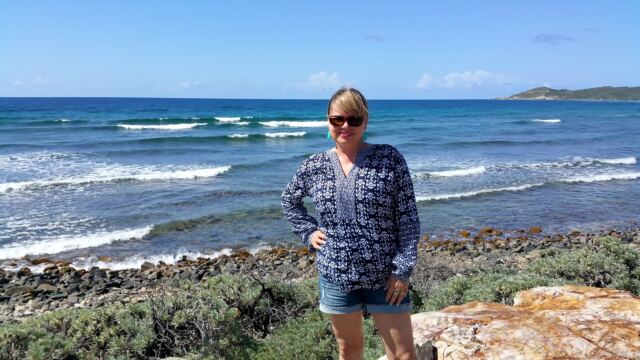 Kathy at Handsome Bay - Virgin Gorda 3