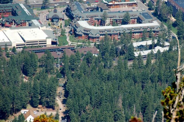 Timber Lodge from atop Heavenly