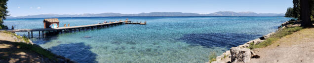 (panorama) Sugar Pine Point pier 01