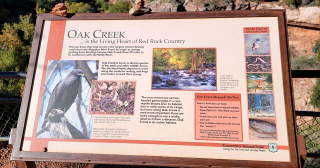Oak Creek Canyon sign