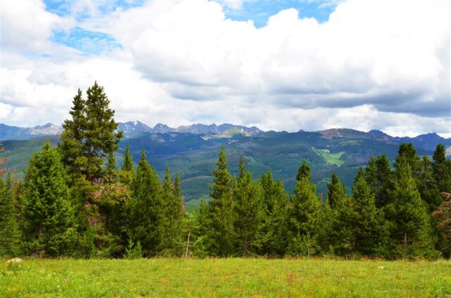 Looking north across Vail Valley