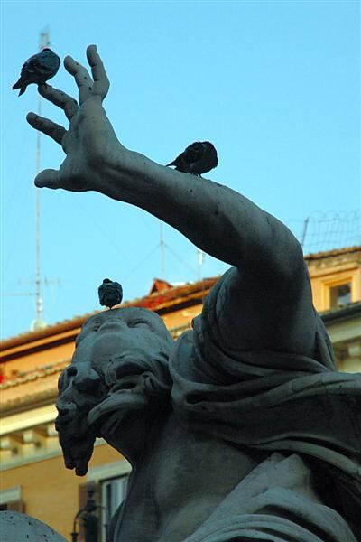 Fountain of the Four Rivers - details (5)