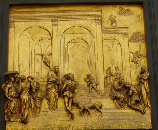 PO - Baptistry gold door panel detail (2)