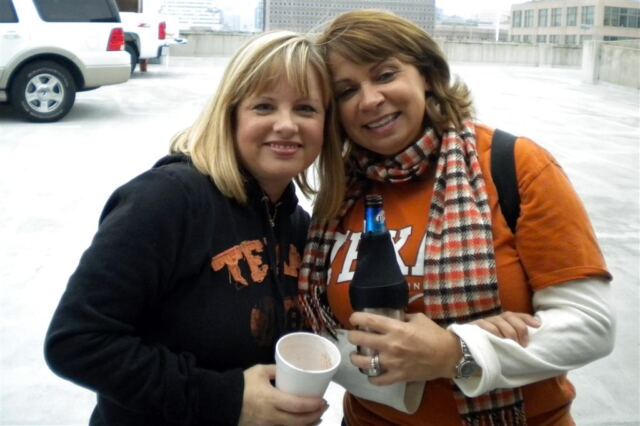 Kathy and Rhonda - tailgate