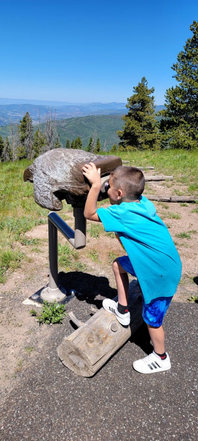 Cole checks out the mountains 2