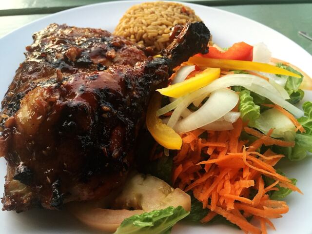 Hog Heaven BBQ chicken