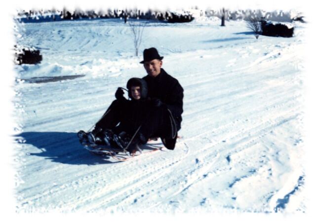Roger and Grandpa - Dec 67