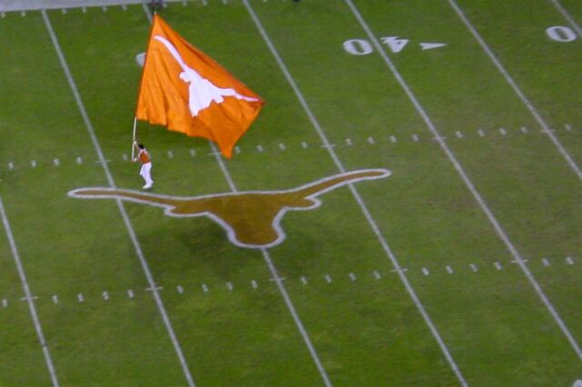 Longhorn flag - post victory