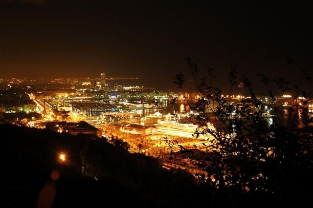 Barcelona at night