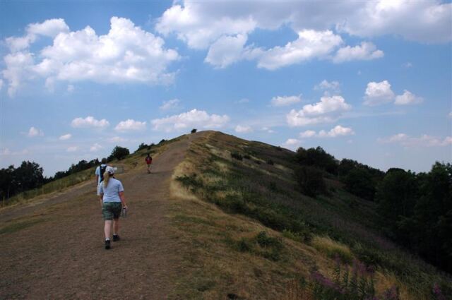 Heading up the hill