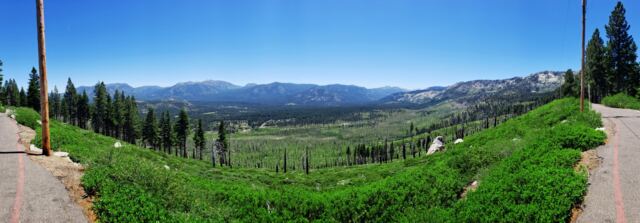 Tallac Creek Canyon - panorama
