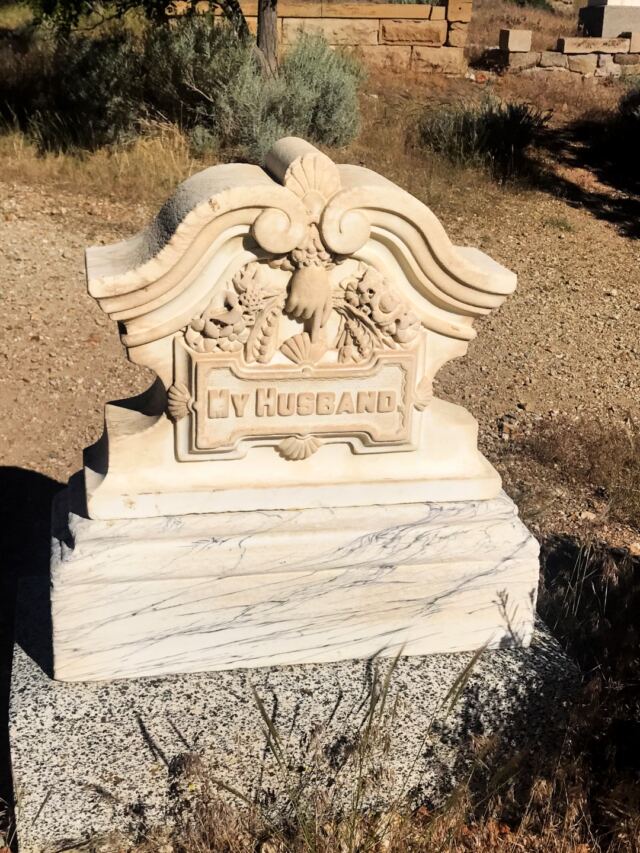 Virginia City cemetery - My Husband