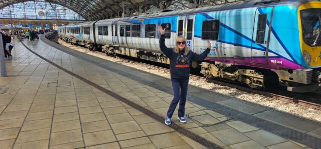 Kathy and the train