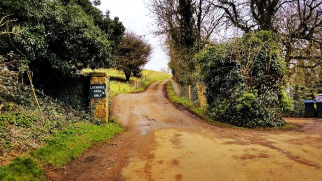 Lockhill Farm entrance