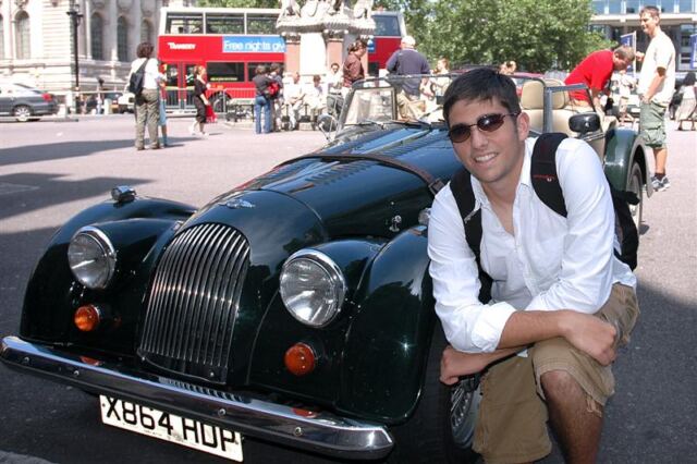 Andrew and his dream car