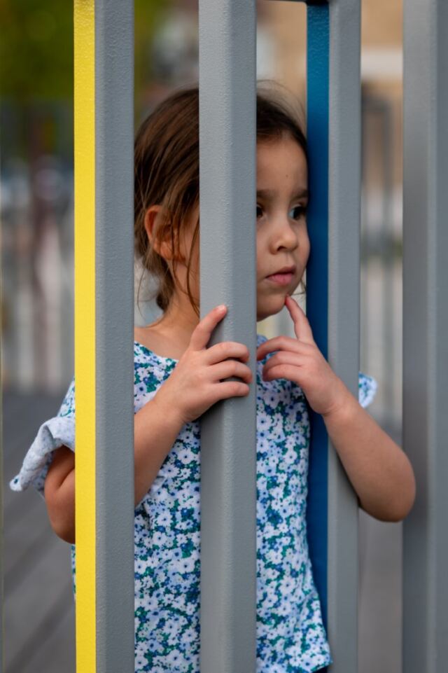 Through the bars