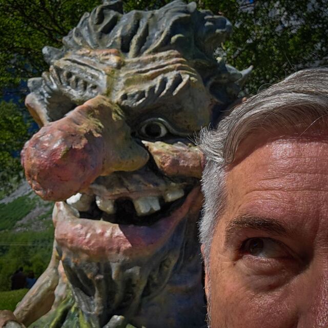 He's right behind me, isn't he - Trollveggen edition