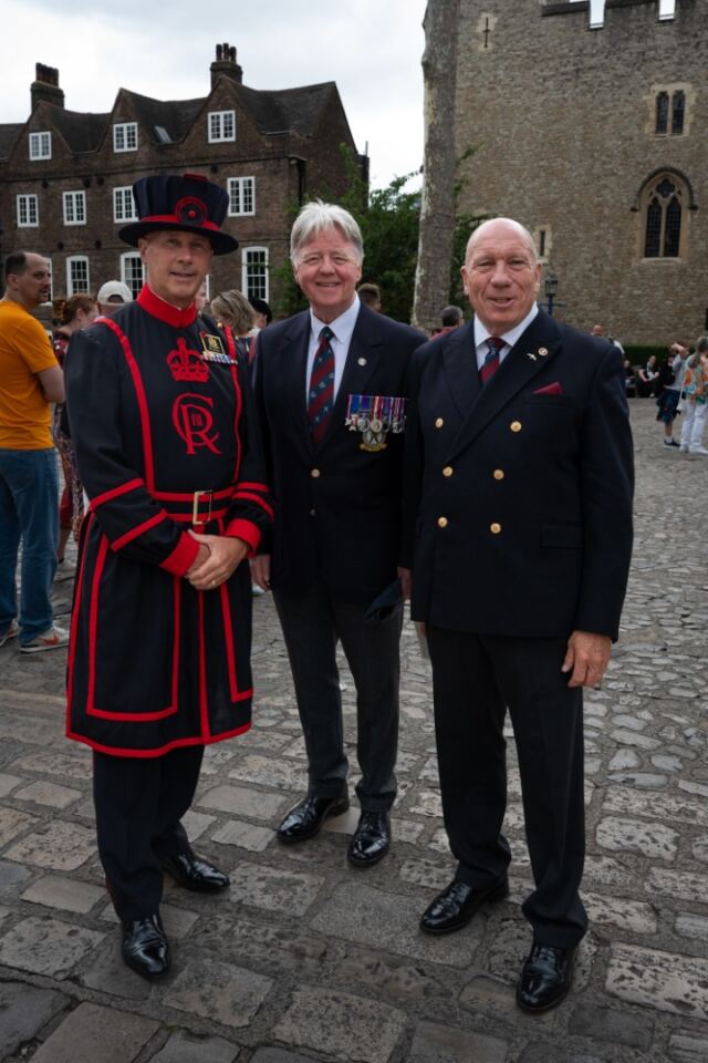 Three distinguished British veterans