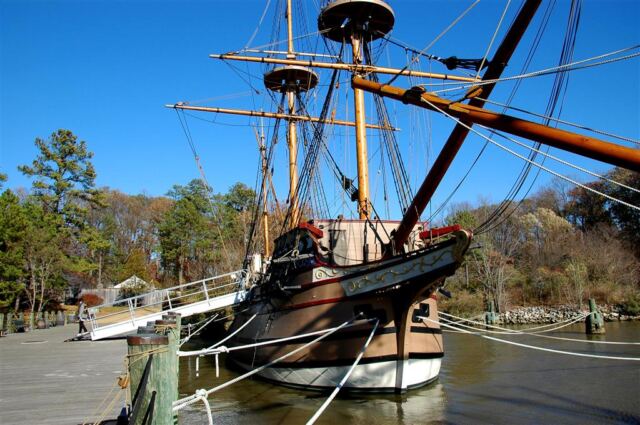 Susan Constant tied up