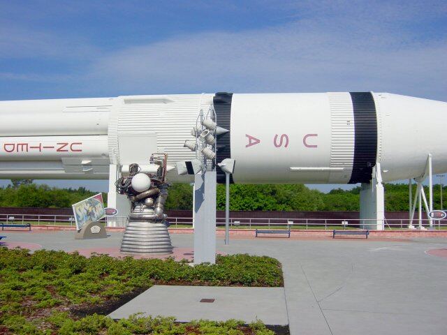 KSC VC - Saturn 1B (middle)