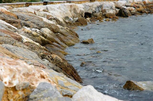 Rocky shoreline