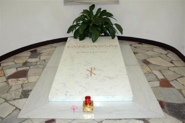Pope John Paul II's tomb